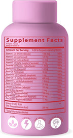 Bio-Available Prenatal Vitamins for Women, Natural Methylated Folate Folic Acid, DHA Omega 3. Multivitamin Pre, During & Post Pregnancy