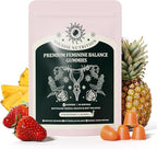NIUSISE Feminine Balance Gummies, Premium Balance Supplement for Women PH Health, Immune Support, Vegan, Gluten-Free - Hawaiian Pineapple - 120 Gummies - 60 Servings 2 Pack.