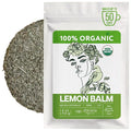 Organic Lemon Balm Tea Loose Leaf (4oz.) - Lemon Balm Leaves - Loose Leaf Melissa Tea - Te de Tolonjil - Natural Support for Stress Response, Sleep, Digestion