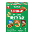 Emerald Nuts Mixed Nuts Variety Pack 18ct (1-Pack) , 100-Calorie Individual Packs , Features Dry Roasted Almonds, Natural Almonds & Walnuts, and Roasted & Salted Cashews