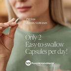 Pure Resveratrol Supplement - Extra Strength 600mg Trans-Resveratrol Per Serve - for Heart, Cognitive, Immune Health Support – Purified & Bioavailable - 60 Vegan Caps