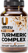 UMZU Turmeric Curcumin Supplement, (30 Day Supply) – Bromelain Boswellia & BioPerine Black Pepper Blend – Turmeric Supplement for Joint Support & Immune Support Daily Wellness Support System