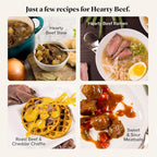 Keto Chow Hearty Beef - Keto Soup Base Powder - Nutritionally Complete - Low Carb - Protein Rich - You Choose The Fat - Single Meal