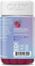 OLLY Relaxing Magnesium Gummies, Supports Muscle Relaxation,* Magnesium Citrate, Raspberry Lavender Flavored, 30 Day Supply - 120 Count