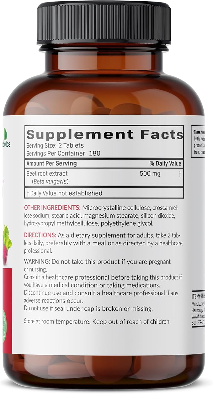 Futurebiotics Beet Root Extra Strength, Non-GMO, 360 Vegetarian Tablets