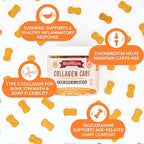 The Missing Link Collagen Care Hip & Joint Soft Chews 60ct - Daily Mobility & Anti-Inflammatory Support for Dogs