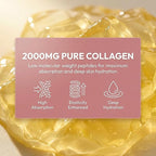 Korean Glutathione Collagen Jelly Sticks 30 Packets - Premium Beauty Supplement with 2000mg Fish Collagen Peptide, Anti-Wrinkle, Hydrating Skin Elasticity, Joint Support