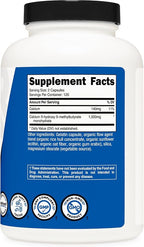 Nutricost HMB (Beta-Hydroxy Beta-Methylbutyrate) 1000mg (240 Capsules) - 500mg Per Capsule, 120 Servings - Gluten Free and Non-GMO