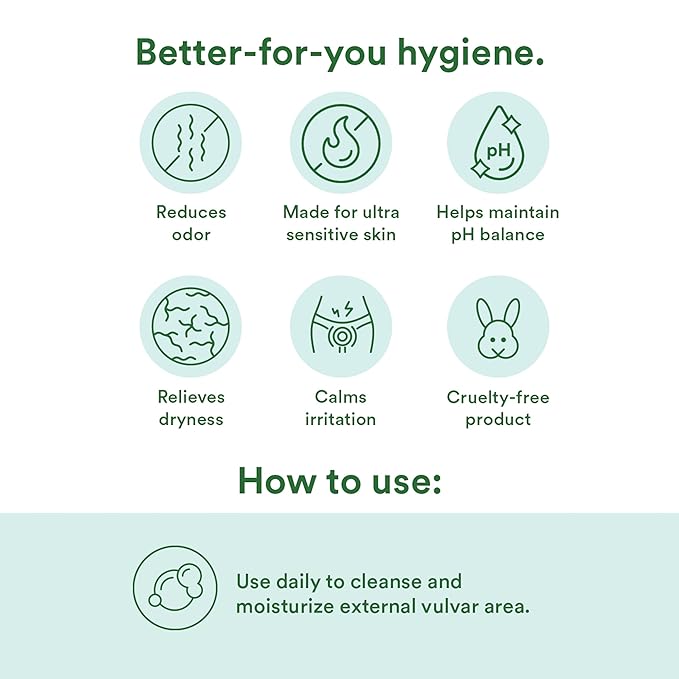 Good Clean Love Ultra Sensitive Foaming pH-Balanced Feminine Wash, Gentle Vaginal Cleanser for Women with Natural Ingredients, Water-Based, Soothing Intimate Feminine Care, 5 Oz (2-Pack)