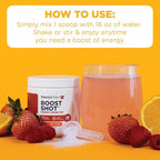 TransformHQ Energy & Focus Powder (Cotton Candy) - Boost Shot Clean Energy Drink Mix - Sugar Free - Non-GMO, Gluten-Free - 28 Servings