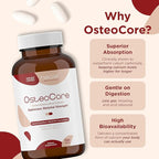 OsteoCore - Calcium Supplements for Women (1 Month Supply) Osteoporosis & Bone Health - Calcium Absorption - Vitamin D3 & Vitamin K2 Complex - Gluten Free, Non GMO, Made in USA by Heale - 120 Tablets