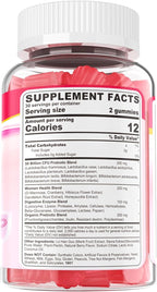 Vaginal Probiotics Gummies for Women PH Balance, Odor Control with Prebiotics, Cranberry, D-Mannose, Promotes Feminine Healthy Vaginal Flora, Urinary Tract, Yeast, Digestive Support, Sugar Free,120Cts