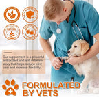 Turmeric for Dogs, 180 Turmeric Curcumin Tablets Supports Heart, Immune System Booster, Hip & Joint Support, Dog Pain Relief, Pet Supplement Treats for All Breeds Dogs & Ages - 180 Tablets / 5.1 OZ