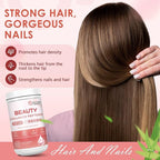 NATURE TARGET Beauty Collagen Peptides Powder for Women, Multi Collagen Powder with Vitamin C, Biotin, Hyaluronic Acid – Unflavored, Keto Friendly, Easy Dissolve, Non-GMO, 50 Servings