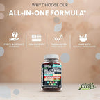 Terramineral Shilajit Gummies with Irish Sea Moss Tongkat Ali Ashwagandha Lion's Mane MACA Panax Ginseng Rhodiola & Cordyceps by Clean Nutra (1)