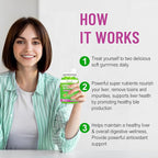 Milk Thistle Gummies for Adults. Liver Cleanse Detox Repair Gummies, Milk Thistle Extract Supplement for Liver Support Digestive Antioxidant, 60ct Apple Flavor
