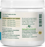 Petnc Dog Skin and Coat Supplement (60 Chewables), With Omega 3, EPA & DHA, Promotes Healthy Skin & Glossy Coat, For Dogs 18 Weeks & Older, Liver Flavor