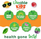 Lifeable Turmeric Curcumin and Ginger for Kids – with Black Pepper Extract – Great Tasting Natural Flavor Gummy Supplement – Gluten Free Vegetarian Chewable – 90 Gummies