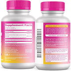 Pink Stork Magnesium Glycinate with Vitamin D - Magnesium Supplement for Women to Support Natural Calm - 2 Pack