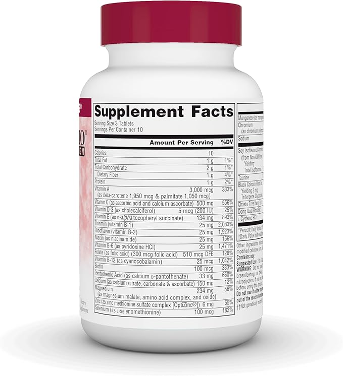 Source Naturals Menopause Multiple, Multi-System Support for Menopause*, Non-GMO Soy - 30 Tablets