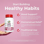 MARYRUTH'S Organic Menstrual Support Gummies for the Relief of Common Symptoms of Premenstrual Syndrome | PMS Support | Premenstrual Mood Support | USDA Organic | Non-GMO | Vegan | 30 Servings