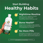 MaryRuth's Liquid Nighttime Multimineral | No Melatonin | Bedtime Routine | Magnesium Citrate | Calcium | Zinc | Vitamin D3| Available in 4 Flavor - Vegan | Sugar Free | Gluten Free | 32 Oz