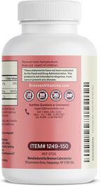 Bronson Collagen Peptides 3000mg (per Serving) with Biotin & Vitamin C - for Hair, Skin & Nails Support, Non-GMO, 150 Tablets
