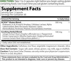 Healthy Digestives Gluten Cutter Enzyme Formula - Helps Improve Your Bodies Gluten Digestion and Assist in Breaking Down Wheat, Dairy and Other Grains - Capsules - 30 Servings