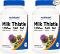 Nutricost Milk Thistle Extract 240 Capsules for 240 Servings Per Bottle (2 Pack) - Vegan, Non-GMO and Gluten Free