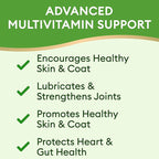 15-in-1 Liquid Multivitamin for Dogs & Cats - Glucosamine for Dogs, Cranberry, Vitamin B Complex - Balanced Ingredients for Joint, Digestive, Immune, Skin & Coat and UTI Support - US Made - 2.0Fl Oz