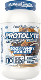 VMI Sports | ProtoLyte Whey Isolate Protein Powder | Low Calorie Whey for Weight Loss and Muscle Gain | Digestive Enzymes | Non-GMO (1.6 lb, Peanut Butter Cookies and Cream)