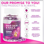 Hair Vitamins for Women for Hair Growth - Argan-Infused Supplement with Collagen, Biotin and Hyaluronic Acid - Supports Faster Hair Growth, Skin & Nails Beauty Vitamins, Bottled in USA - 120 Softgels