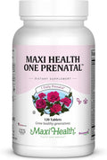 Maxi Health Prenatal Vitamins for Women – One Daily Prenatal Vitamins with Iron, Folate, Choline, Vitamin D3, and Essential Nutrients – High Absorption Supplement – 120 Day Supply