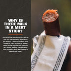 MTN OPS Big Stick High Protein Meat Sticks - 20g Protein, 10% Collagen - Cracked Pepper Flavor - Individually Wrapped Beef Snacks - 10 Count Carton