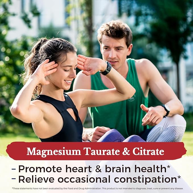 Vitalitown Magnesium Complex Supplement 500mg - NSF Certified Magnesium Glycinate, Malate, Taurate & Citrate - Chelated High Absorption & Gentle on Stomach - Vegan Non-GMO 120 Capsules