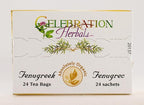 Celebration Herbals - Organic Caffeine Free Fenugreek Seed Herbal Tea - 24 Tea Bags