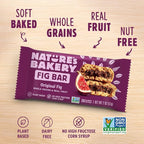 Nature’s Bakery Whole Wheat Fig Bars, Original Fig, Real Fruit, Vegan, Non-GMO, Snack bar, 6 boxes with 6 twin packs (36 twin packs)