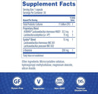 Florastor Probiotics for Women, Digest and De-Stress, Probiotics for Digestive Health, Vaginal Probiotic, and L-Theanine for Mind and Body Wellness, 60 Capsules