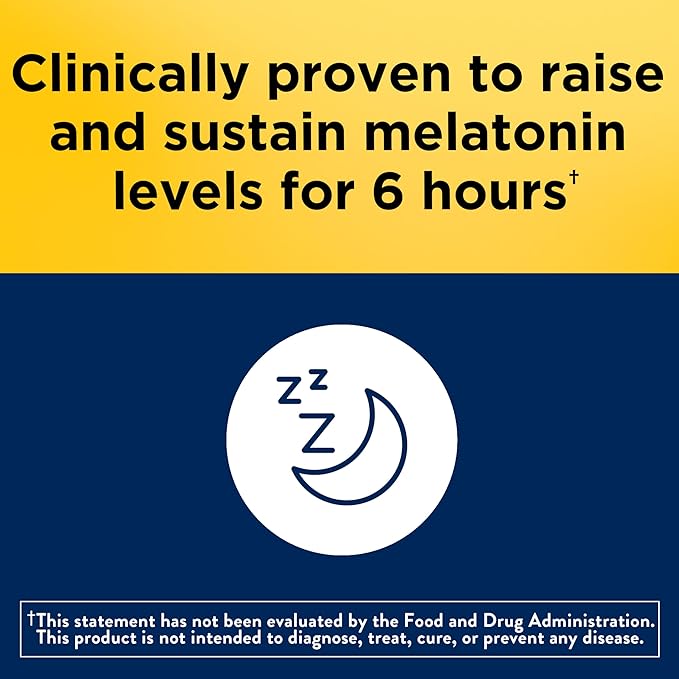 Nature Made Melatonin 4mg Extended Release Tablets, Sleep Supplements for Adults, 100% Drug Free Sleep Aid, 90 Count, 90 Day Supply