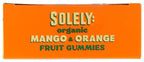 SOLELY - Organic Mango & Orange Whole Fruit Gummies (Pack of 2 Box, 5 Bags per Box) - Real Fresh Fruit - Healthy Snacks for Adults & Kids - Non GMO, Vegan Snacks, Shelf Stable - 5 Bags (3.5 oz)