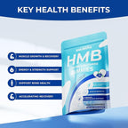 BAKAKOUL HMB and L-Leucine Gummies, HMB and Leucine Supplement Supports Muscle Fast Workout Support, HMB and Leucine Amino Acid for Men & Women, Sugar Free, Non-GMO, 120 Counts