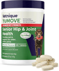 YuMOVE Hip & Joint Supplement for Senior Dogs with Advanced Strength Glucosamine, Omega 3, Hyaluronic Acid, Green Lipped Mussel, & Fish Oil for Dogs - 120 Chewable Tablets
