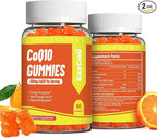 CoQ10 Gummies 200mg, Vegan Supplement for Energy Production, Non-GMO, Gluten Free (120 Gummies)
