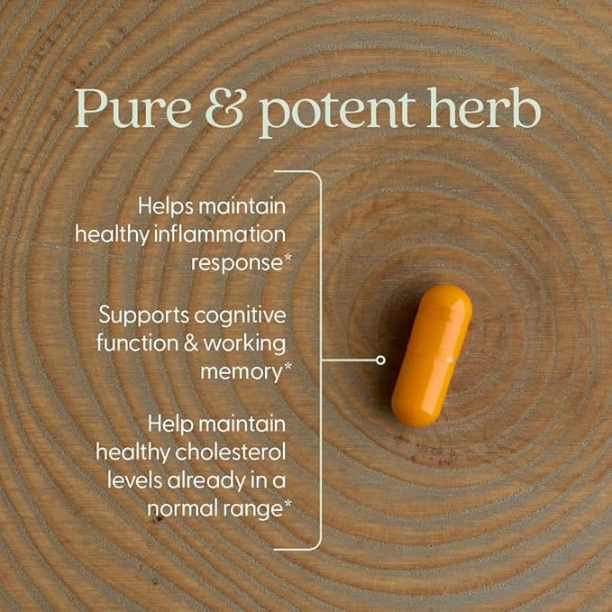 New Chapter Turmeric Supplement, One Daily, Heart, Brain & Healthy Inflammation Support, Supercritical Turmeric Curcumin Means No Black Pepper Needed, Non-GMO, Gluten Free – 60 Count (2 Month Supply)