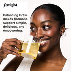 Femigist Balancing Brew Hormone Tea for Women, Loose Leaf Herbal Blend with Raspberry, Spearmint, Licorice, Nettle, PMS Relief, PCOS Cycle Support, Caffeine-Free Fennel Menstrual Cramp Tea