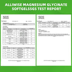 Magnesium Glycinate Supplement 500mg, High Absorption Dietary Supplement Softgels for Sleep, Muscle, Heart Support, Gluten Free, Non GMO, 180 Capsules, 90 Day Supply