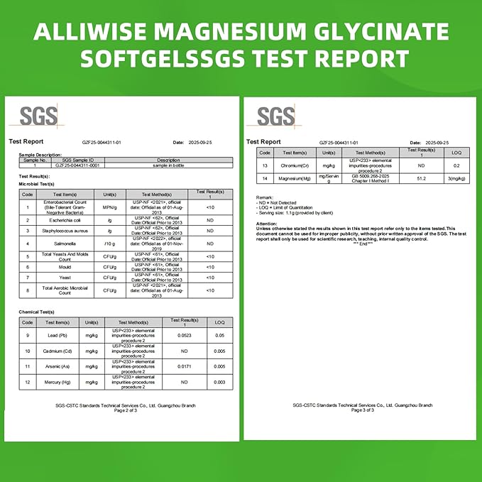 Magnesium Glycinate Supplement 500mg, High Absorption Dietary Supplement Softgels for Sleep, Muscle, Heart Support, Gluten Free, Non GMO, 180 Capsules, 90 Day Supply