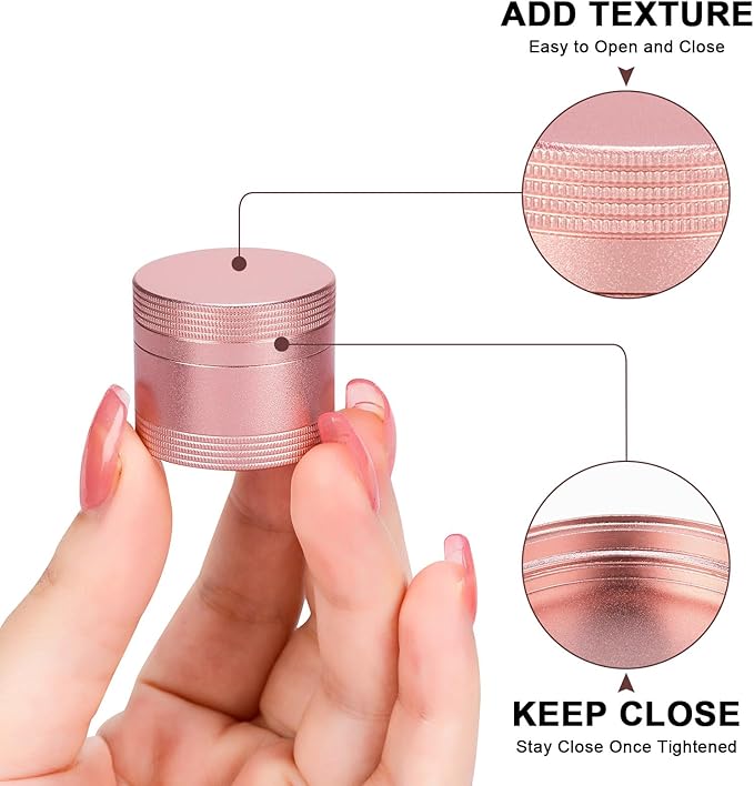 Small Pill Case Daily Pill Box - Portable Metal Pill Container for Pocket Purse, Single Waterproof Pill Holder for Vitamins, Cod Liver Oil, Medicine, Pill Organizer Pink
