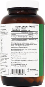PRISTINE'S Supplement GlyNAC Complex Large Size Tablet 1600MG Glutathione Production - 3rd Party Tested Anti Aging, Sleep & Cognitive Support - Glycine & NAC Gluten Free Non GMO USA Made Glass Bottle