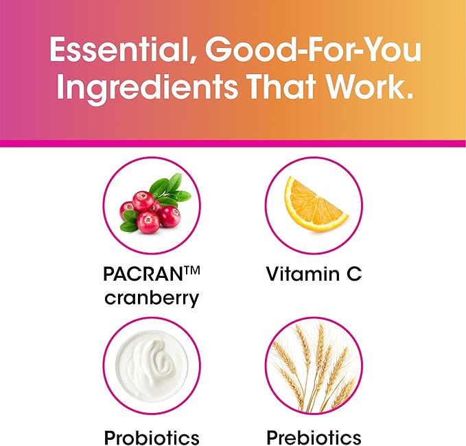 vH essentials Probiotics for Women with Prebiotics, Cranberry & Vitamin C – 120 Capsules -2 Pack – Vaginal Probiotics Support Gut Balance, Vaginal Health & Urinary Tract Health for Women